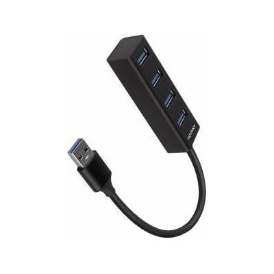 AXAGON Хъб USB Axagon HUE-M1A, 4x порта, 4x USB 3.2 Type A, черен, HUE-M1A