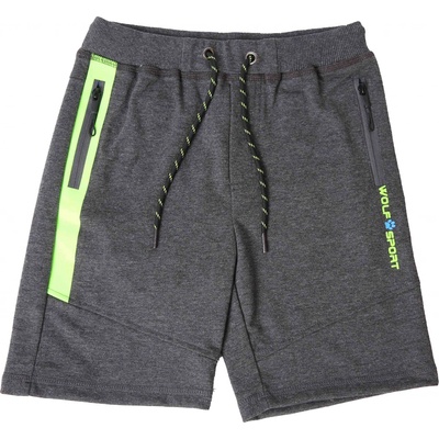 Wolf chlapecké kraťasy T2132 tmavě šedá