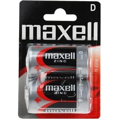 Maxell Цинк манганова батерия maxell r20 /2 бр. в блистер/ 1.5v (ml-bm-r20)