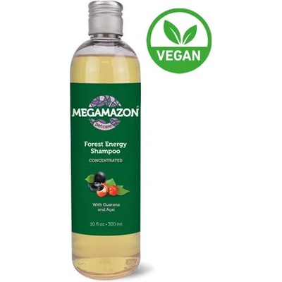 MEGAMAZON forest energy ВЕГАН ШАМПОАН, мекота и блясък на козината, с гуарана и ачай - 300 мл, Бразилия - 21827