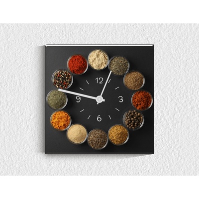 Стъклен стенен часовник 062