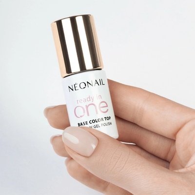 NEONAIL Ready In One 3in1 UV Gel Polish gelový lak na nehty s diamantovým práškem odstín 04 One Soft Beige 7.2 ml