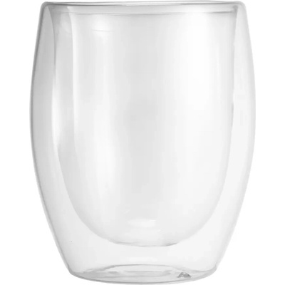 MagicHome Latte Macchiato na kávu čaj termo s dvojitou stenou 2 x 380 ml