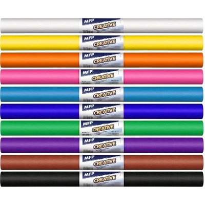 Krepový papír role 50x200cm - 10ks mix základních barev – Zboží Dáma