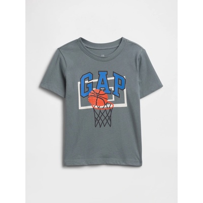 GAP Baby tričko s logom Sivá