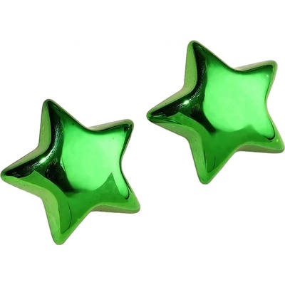 Izmael náušnice Adorable Star/Zelená KP33420