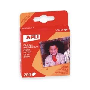 APLI Самозалепващи се фото стикери, 18x17 mm, APLI, прозрачни, 200 бр. /пак 00093 (00093)