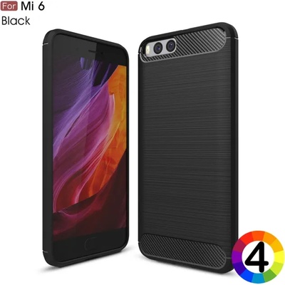 Xiaomi Mi 6 Удароустойчив Carbon Fiber Калъф и Протектор