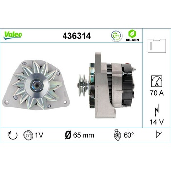 Alternátor VALEO 436314