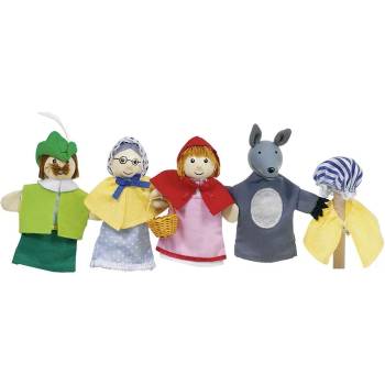 Image 1 of Goki Кукли за пръсти Goki - Червената шапчица, асортимент (51898)