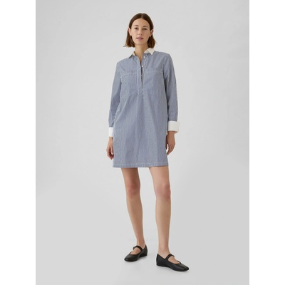 GAP dámske Pruhované košeľové mini šaty 517756-00