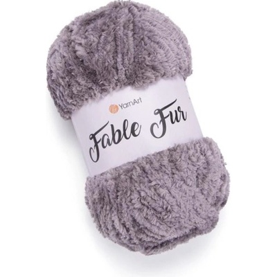 YarnArt Fable Fur 969 šedohnědá