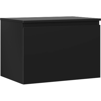 Orio шкафче за баня под мивка 70 см с плот, 1 чекмедже, черно матово - 91A10-07047-1-BFC71 (91A10-07047-1-BFC71)