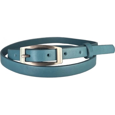 Penny Belts dámský kožený opasek 15-2-57 modrý