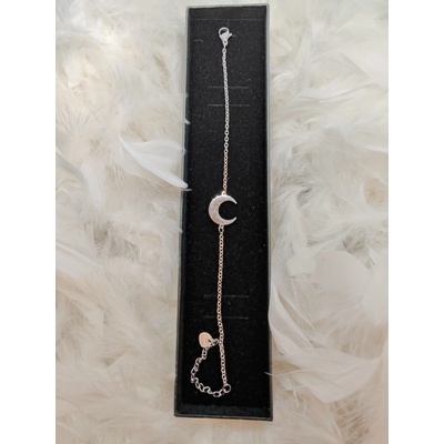 Gella 3.2NAR náramok na ruku dámsky strieborný polmesiac