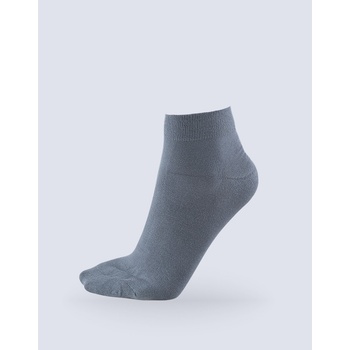 Gina ponožky střední bezešvé jednobarevné ponožky 82004P tm. šedá