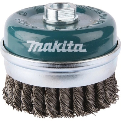 Miskovitý kartáč z ocelového drátu, vlnitý drát 0,5mm, 100mm, Makita D-29290