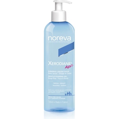 Noreva Xerodiane AP+ Gentle Foaming Gel лек почистващ гел за лице и тяло 745ml