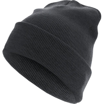 Masterdis Бийни шапка в цвят графит Beanie Basic Flap Long Version h. charUB-10489-00635 - Графит, размер one size