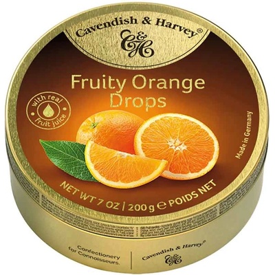 Cavendish & Harvey Fruity Orange Drops pomeranč 200 g