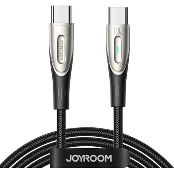 JOYROOM Кабел Joyroom Star-Light SA27-CC5, USB-C към USB-C, 100W, 2m, черен (SA27-CC5 2m black)