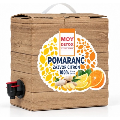 Moy Džús NFC Pomaranč Zázvor Citrón 100% šťava 3 l