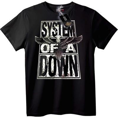NOONEBRAND System of a Down Орел Тениска - XXS, White