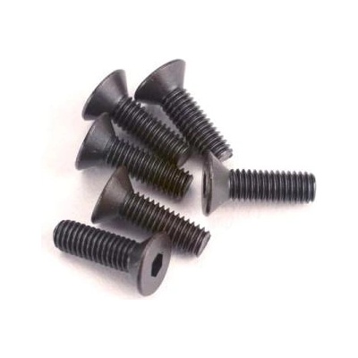 Traxxas винт с вътрешен шестостен M3x10mm с потъваща глава (6)