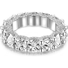 Royal Fashion strieborný rhodiovaný prsteň Pre princeznú HA GR50
