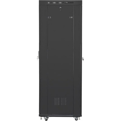 Lanberg rack cabinet 19" free-standing 42U/600x800 (flat pack) with mesh door lcd black v2 (FF01-6842-23BL)