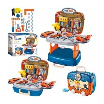 Trifox 3-in-1 tool kit table in a suitcase