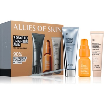 ALLIES OF SKIN 7 Days to Brighter Skin Kit комплект за пътуване за озаряване на лицето