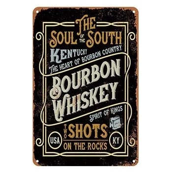 Ceduľa Bourbon Whiskey