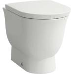 Laufen The New Classic - Стояща тоалетна, заден/долен отвод, без ръб, с LCC, бяла H8238514000001 (H8238514000001)