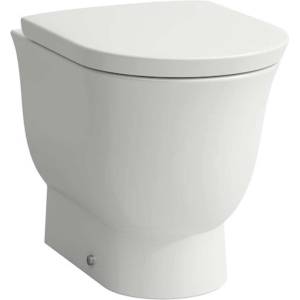 Laufen The New Classic - Стояща тоалетна, заден/долен отвод, без ръб, с LCC, бяла H8238514000001 (H8238514000001)