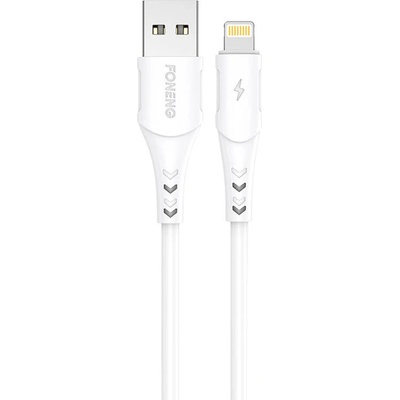 Foneng Кабел Foneng X81, USB към Lightning, 2.1A, 1m, бял (X81 iPhone)