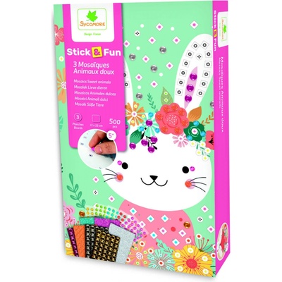 Stick Fun malá mozaika roztomilá zvířata