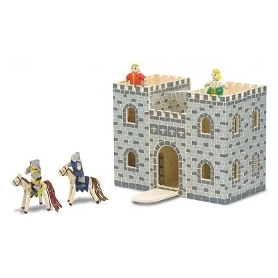 Melissa & Doug - Дървен рицарски замък (13702)