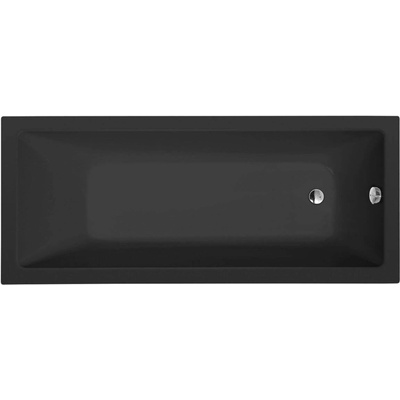 POLYSAN NOEMI 180x80x39cm, černá mat 71715.21