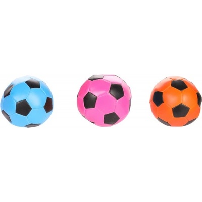 Flamingo Toy Noga Football Multiple colours - играчка за куче, футболна топка - текстилна, различни цветове, 10 см - 1 бр, Белгия - 501097