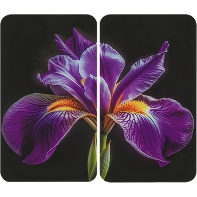 Wenko Капаци за печка 2 бр. от закалено стъкло 52x30 cm Iris - Wenko (2521552500)