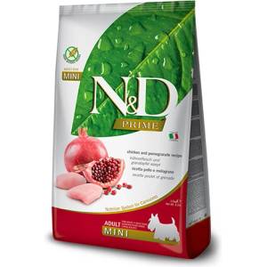 N&D N&D Prime Adult Mini Chicken & Pomergranate за дребни породи с пиле и нар