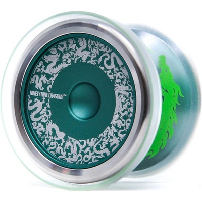 YoYoFactory 99 Dragons Bimetalové Yoyo zelená
