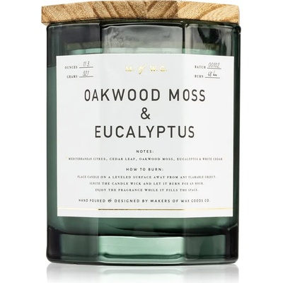 MAKERS OF WAX GOODS Oakwood Moss & Eucalyptus ароматна свещ 320 гр