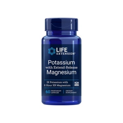 Life Extension Potassium with Extend-Release Magnesium 60 vege kapsúl