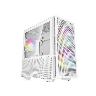 Геймърски компютър ION CH360 WHITE ARGB с процесор Intel Core i5-14600KF, видео карта MSI RTX 5060 Ti 8GB GDDR7, RAM памет Kingston 32GB (2x16GB) DDR5 6000MHz CL30 FURY Beast White RGB, SSD диск 1TB, Wi-Fi 6E, Bluetooth (c002763)