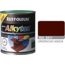 Farby na kov Rust Oleum Alkyton antikorózna farba na hrdzu 2v1 RAL 8011 Oriešková hnedá 250 ml