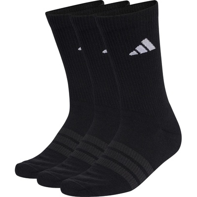 adidas Мъжки спортни чорапи adidas Cushioned Sportswear Crew Socks 3 Pair Pack Sports socks - Black / Black / White (207-2196-0114)