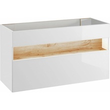COMAD Skříňka pod umyvadlo 120cm 1 zásuvka BAHAMA WHITE 5907611648407