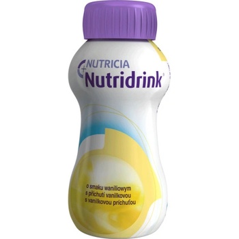 NUTRIDRINK S vanilkovou príchuťou 4x 200 ml